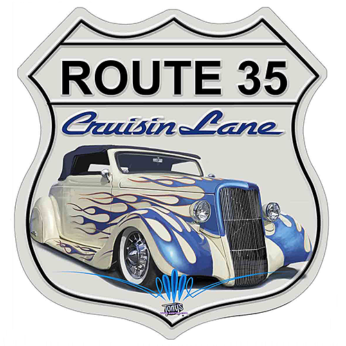 ƥ  Route 35 Crusin' Lane PT-TPP-012ƥ  Route 35 Crusin' Lane PT-TPP-012