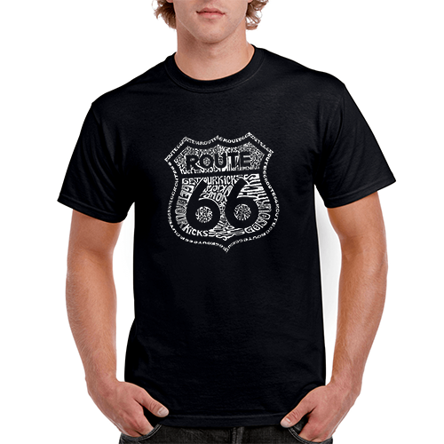 RT 66 T Get Your Kicks 66-LA-TS-GK66-BK