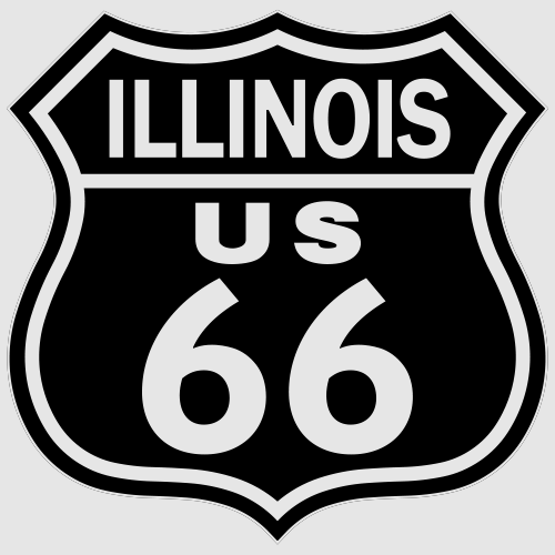 RT 66 åȥ ƥå ILLINOIS 66-COST-M01-BK ֥åRT 66 åȥ ƥå ILLINOIS 66-COST-M01-BK ֥å