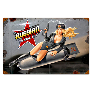 ƥ  Greg Hildebrandt Russian Nose Art PT-HB-046ƥ  Greg Hildebrandt Russian Nose Art PT-HB-046