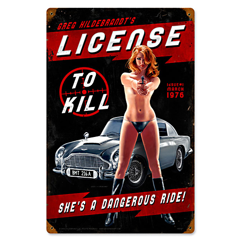 ƥ  Greg Hildebrandt License to Kill PT-HB-107ƥ  Greg Hildebrandt License to Kill PT-HB-107