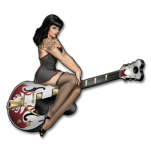 ƥ  Guitar Girl PT-LETH-244ƥ  Guitar Girl PT-LETH-244