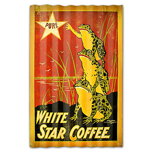 ƥ  PTSC-004 White Star Coffee Corrugatedƥ  PTSC-004 White Star Coffee Corrugated