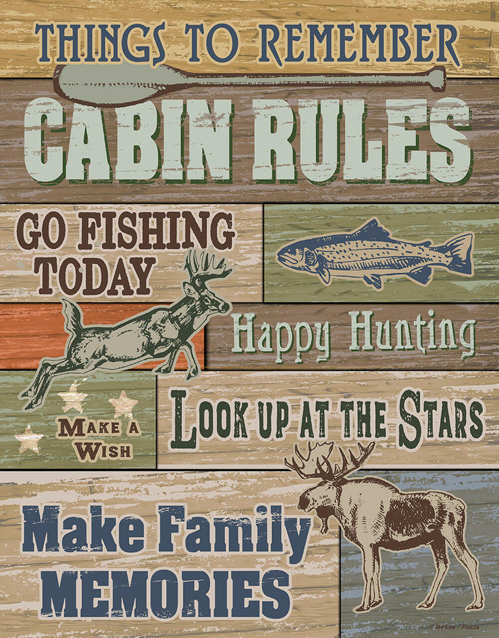 ƥ  Cabin Rules DE-MS2653ƥ  Cabin Rules DE-MS2653