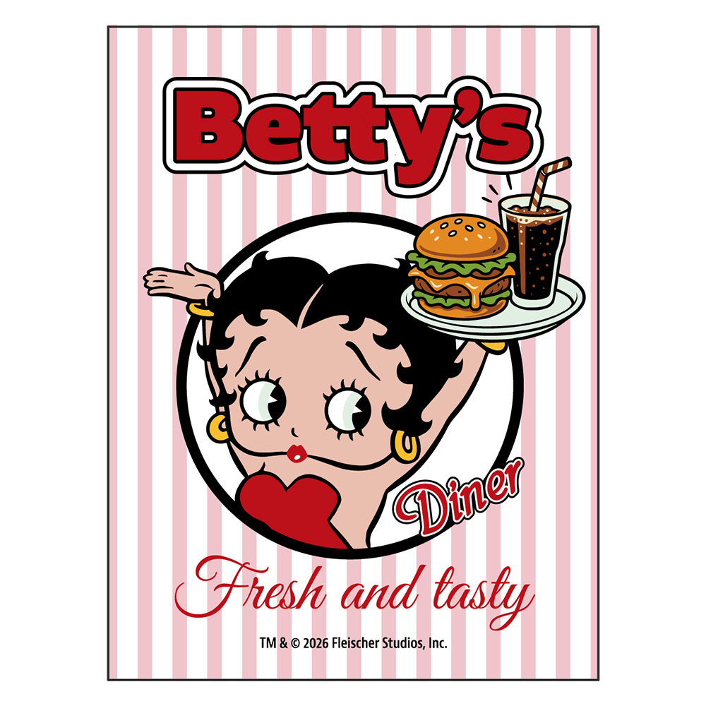 Betty Boop ���ƥå��� Betty's Diner Fresh & Tasty BB-ST002B