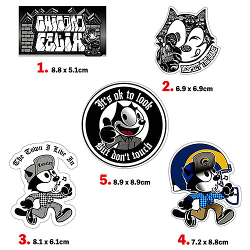 FELIX THE CAT ʥեåå ˥ƥå FXC-STICKER-001