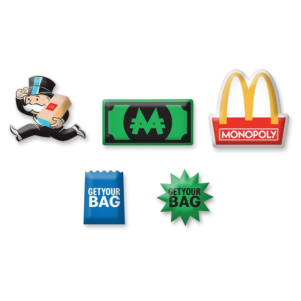 McDonald's �ԥ�Хå� Monopoly Pin 5pc SM-PIN-109458