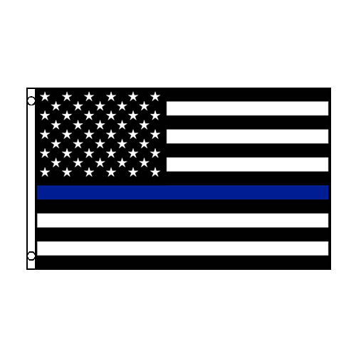 3x5 ft եå USA THIN BLUE LINE FI-F-THINBLUE-353x5 ft եå USA THIN BLUE LINE FI-F-THINBLUE-35