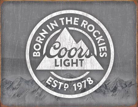 ƥ  COORS LIGHT-BORN IN DE-MS2181ƥ  COORS LIGHT-BORN IN DE-MS2181