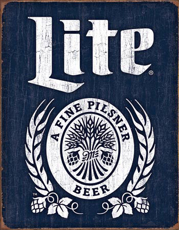 ƥ  MILLER LITE BOTTLE LOGO DE-MS2182