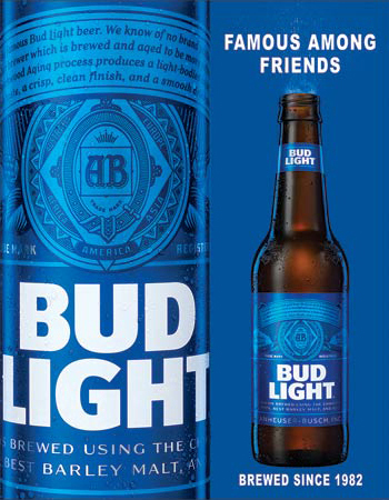 ƥ  BUD LIGHT-FAMOUS DE-MS2183ƥ  BUD LIGHT-FAMOUS DE-MS2183