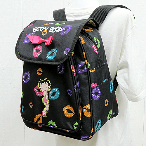 Betty Boop ミニ バック パック フラーティ オン キッス BB-DN-BP-BN913-22B