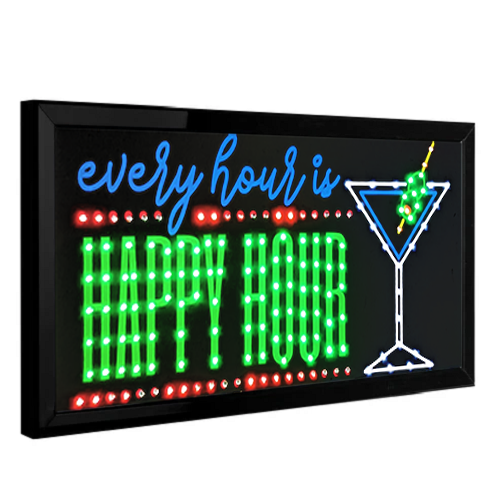LED  EVERY HOUR IS HAPPY HOUR CA-LE-375842