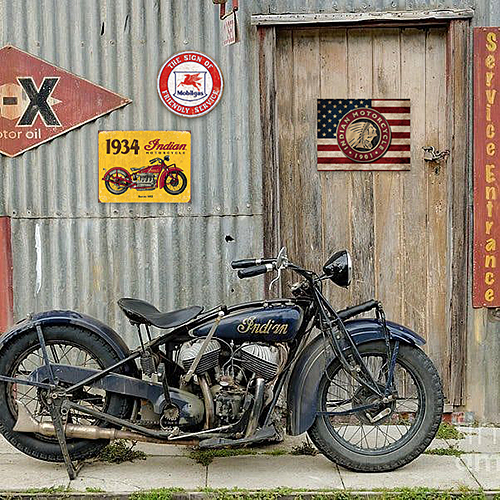ティン サイン Monarch Motorcycle DE-MS2817