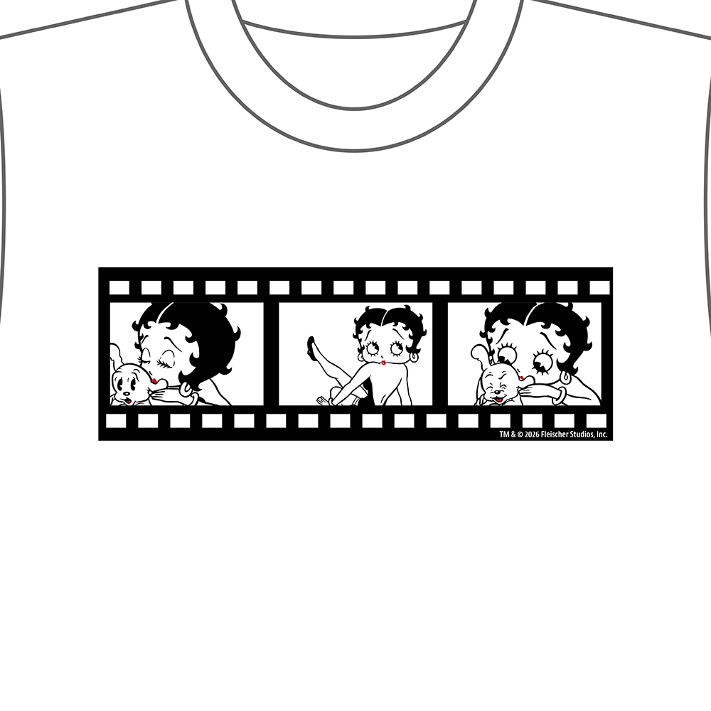 Betty Boop T����� Betty's Film �ۥ磻�� 3RD-BT001-WH