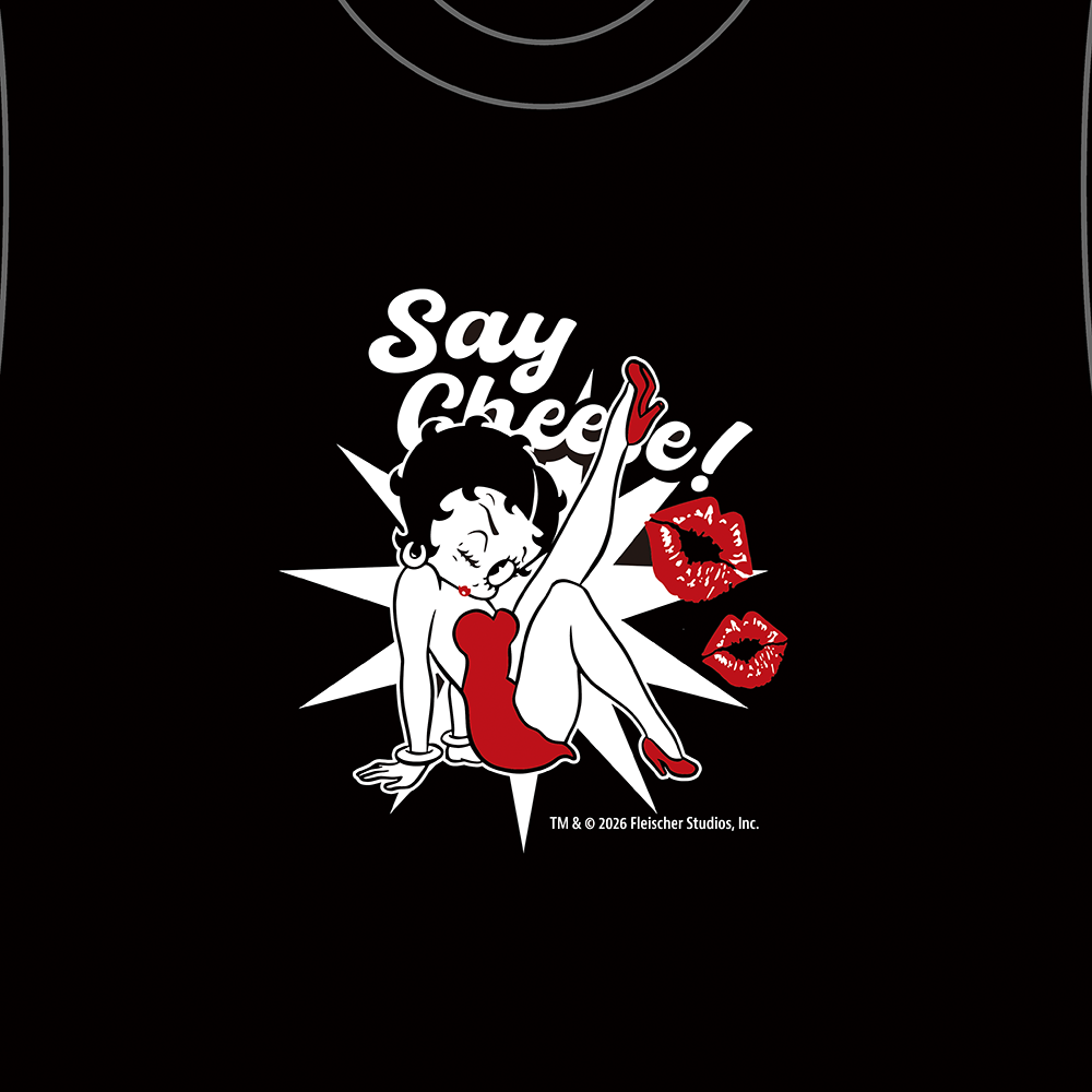 Betty Boop T����� Say Cheese! �֥�å� 3RD-BT002-BK