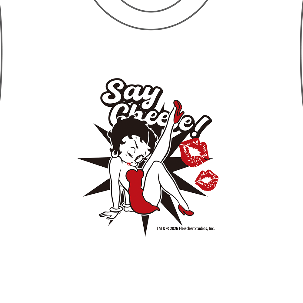 Betty Boop T����� Say Cheese! �ۥ磻�� 3RD-BT002-WH