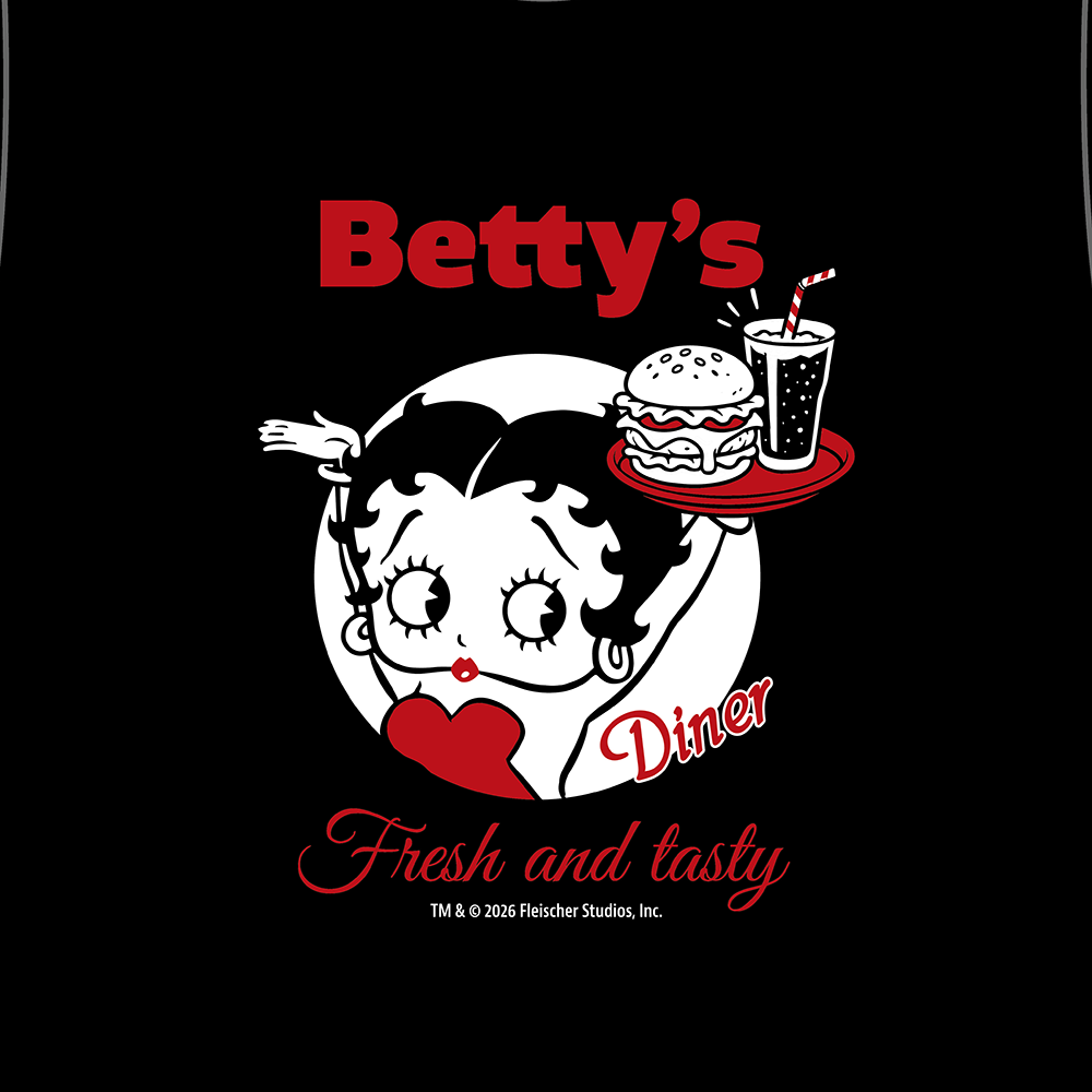 Betty Boop T����� Betty's Diner & Tasty �֥�å� 3RD-BT003-BK