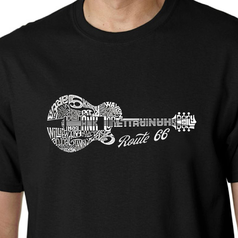 RT 66 Tシャツ Country Guitar 66-LA-TS-COUN-BK