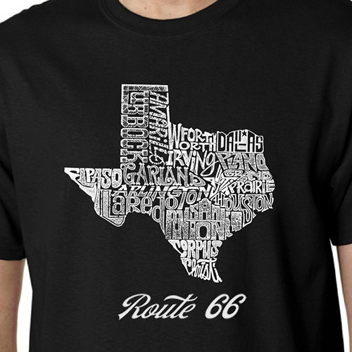 RT 66 T The Great State of Texas 66-LA-TS-TEXA-BK