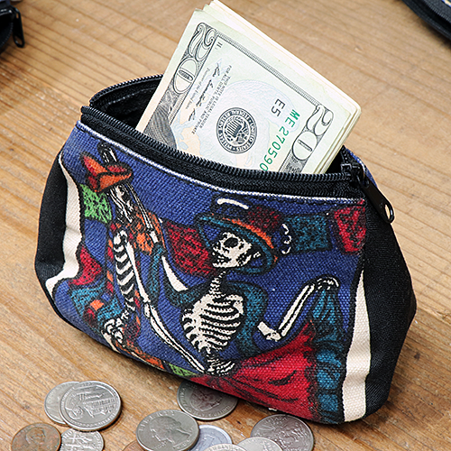 キャンバス コイン バッグ Day of the Dead EL-CB-OPDOD4X5