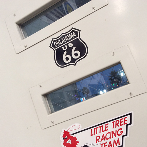 RT 66 カットアウト ステッカー US 66-COST-M00-BK ブラック