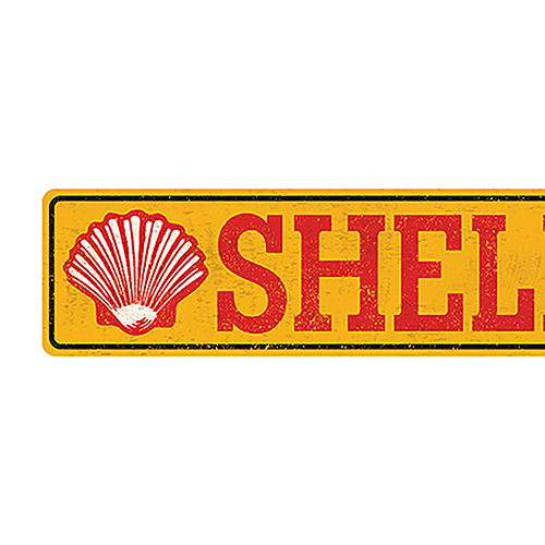 ܥ ᥿ ȥ꡼  SHELL MOTOR OIL SOLD HERE AM-ESS-48012