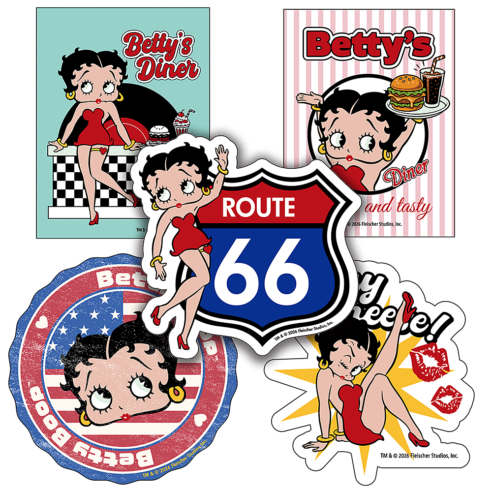 Betty Boop ���ƥå��� 20pc���å� BB-ST002-24PC