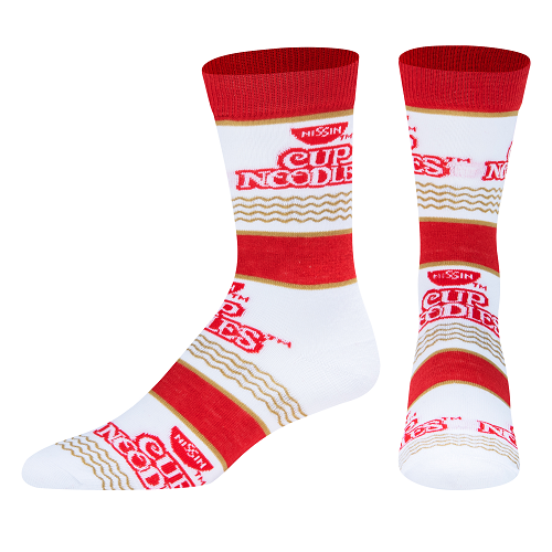 ���쥤���� ���å�����CRAZY SOCKS�˥�� ���롼 ���å��� CUP NOODLES STRIPES OS-CSO-M-36603MNCF