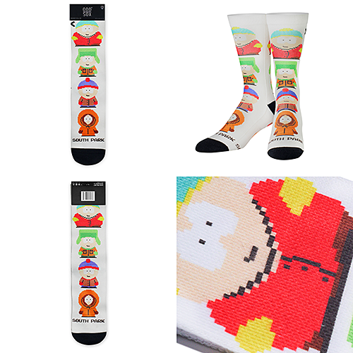 ODD SOX（オッド ソックス）LARGE FEET SOUTH PARK 8 BIT OS-SOC-M-OSSPPARK8