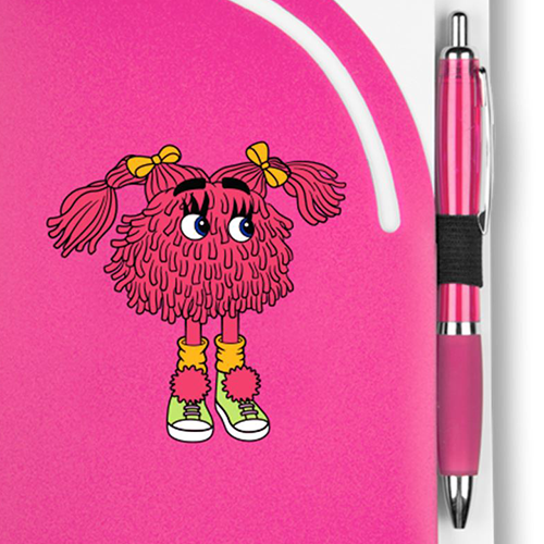McDonald's スパイラル ノート（ボールペン付き）Pink Fry Kid SM-NOT-1246704