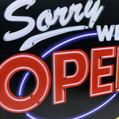 顼  SORRY WE'RE OPEN CA-LS-473509