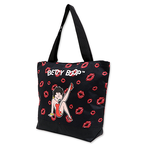 Betty Boop トート バッグ シッティング ウィズ リップス BB-DN-TB-BN317A-7B