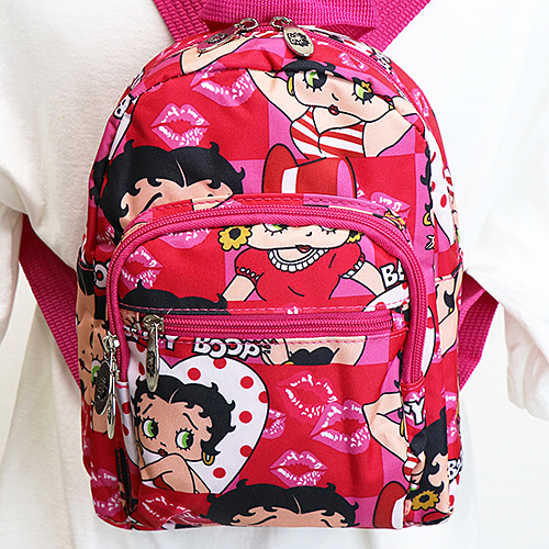 Betty Boop ミニ  バック パック オール ヘッズ BB-DN-BP-BN92010D-AH