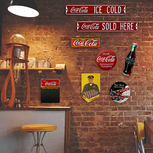 エンボス ティン チョークボード Coke  CC-DE-AR2180251