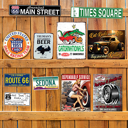 ߥ˥  STREET SIGN HOLLYWOOD BLVD GL-SSH