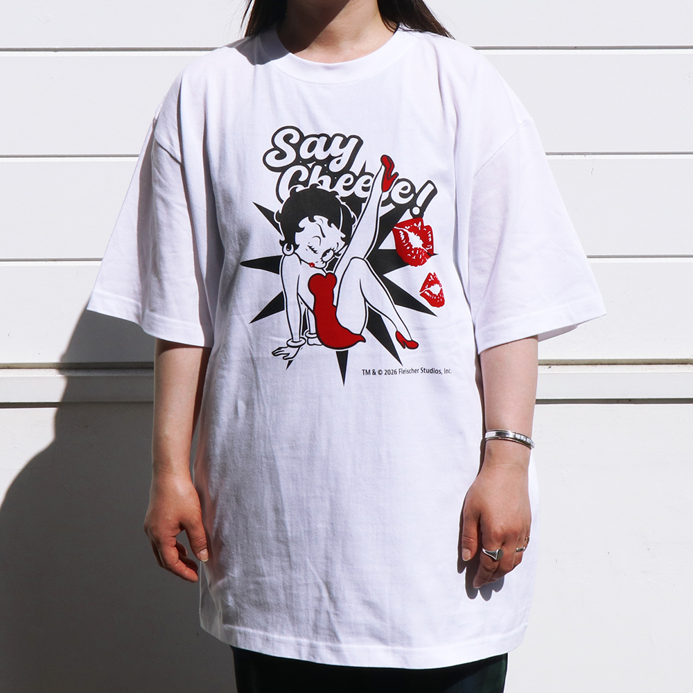 Betty Boop T����� Say Cheese! �ۥ磻�� 3RD-BT002-WH