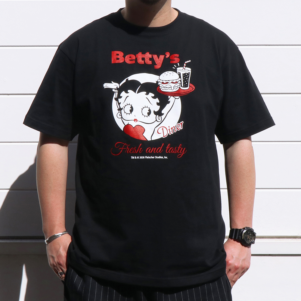Betty Boop T����� Betty's Diner & Tasty �֥�å� 3RD-BT003-BK