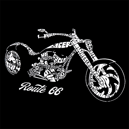 RT 66 T Motorcycle 66-LA-TS-MOTO-BK