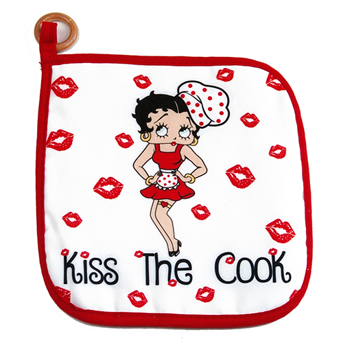 Betty Boop オーブン ミトン ＆ ポット ホルダー Kiss the Cook BB-MSP-OP-BB5516