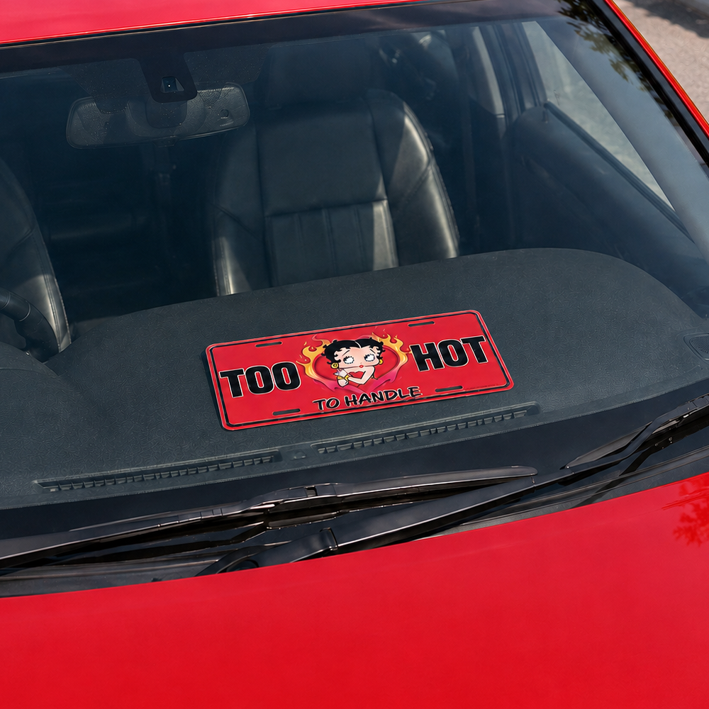 Betty Boop ����ߥ˥��� ������ LICENSE PLATE Too Hot to Handle BB-MSP-LP-BB7232