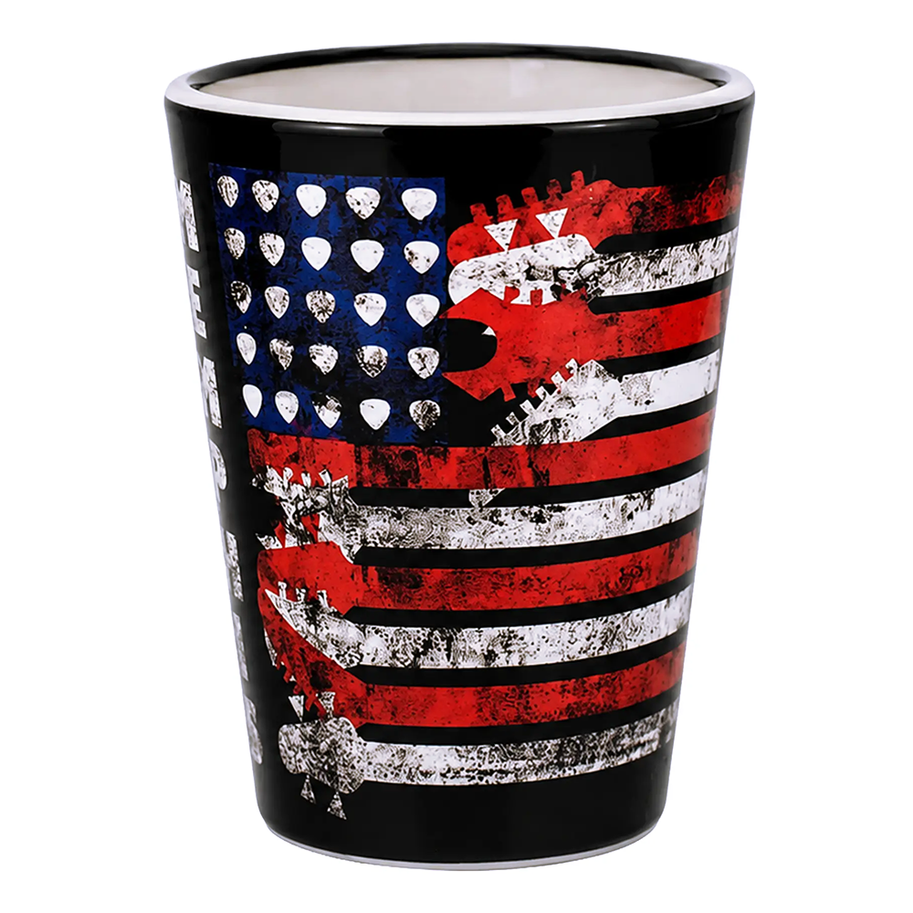 ����å� ���饹 Memphis Flag w/Guitars MSP-SG-M6486