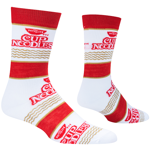 ���쥤���� ���å�����CRAZY SOCKS�˥�� ���롼 ���å��� CUP NOODLES STRIPES OS-CSO-M-36603MNCF