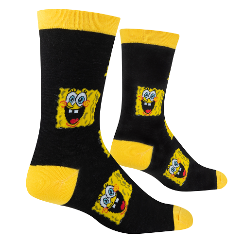 ���쥤���� ���å�����CRAZY SOCKS�˥������ ���롼 ���å��� SPONGEBOB HEADS OS-CSO-WM-12688WNCF