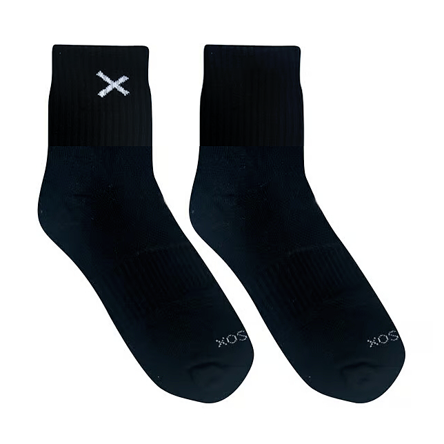 ODD SOXʥå åLARGE FEET BASIX 3 PACK3­ åȡQUARTER BLACK OS-SOC-BSXQUBLK3
