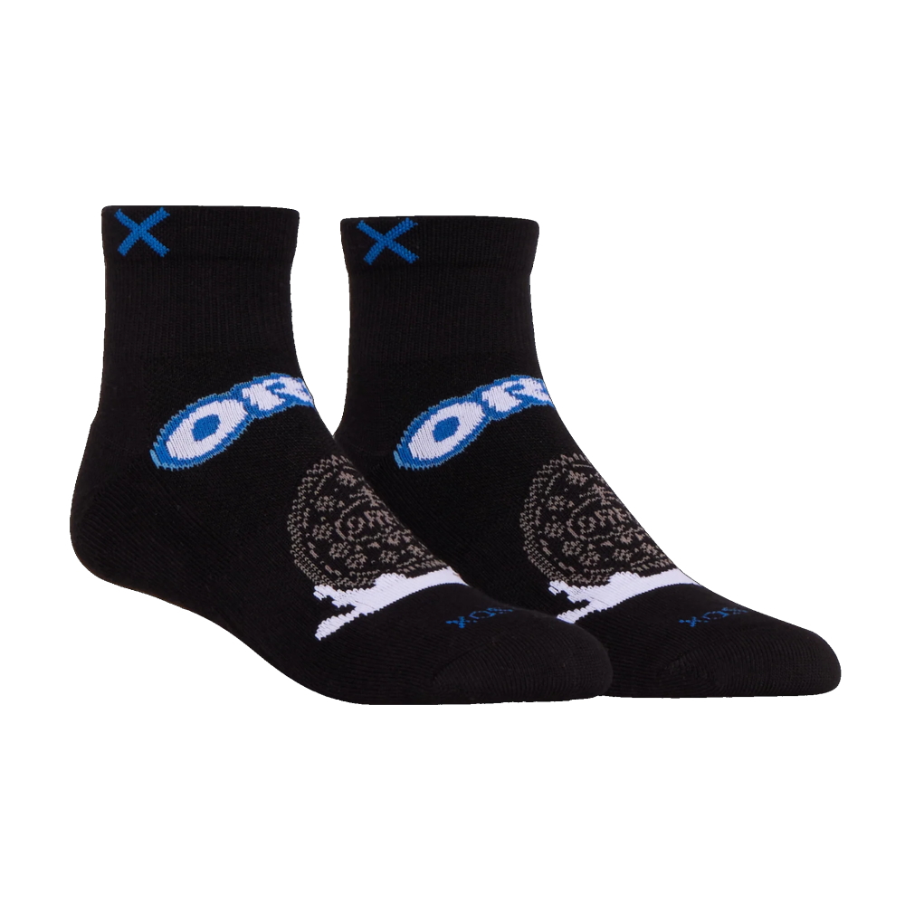ODD SOX�ʥ��å� ���å�����LARGE FEET BASIX QUARTER OREO BLACK OS-SOC-M-42209BSXOL