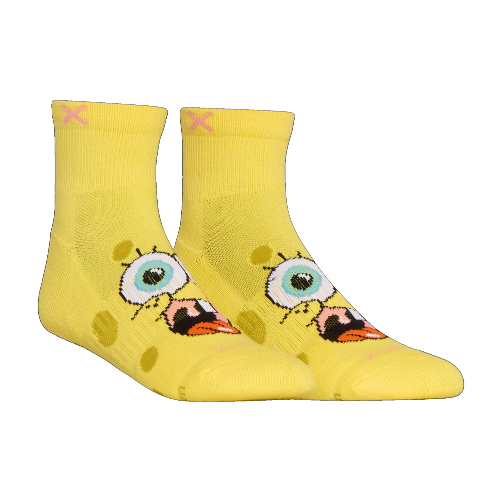 ODD SOX�ʥ��å� ���å�����MEDIUM FEET BASIX QUARTER SPONGEBOB OS-SOC-WM-42263BSXOM