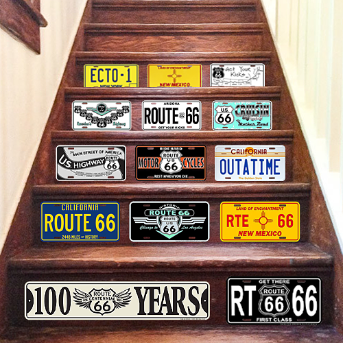 ߥ˥  RT 66 LICENSE PLATE 66-GL-S4L1102
