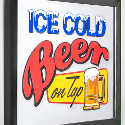 ガレージ・ミラー Ice Cold Beer On Tap CA-GM-266662