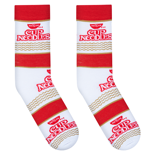 ���쥤���� ���å�����CRAZY SOCKS�˥�� ���롼 ���å��� CUP NOODLES STRIPES OS-CSO-M-36603MNCF